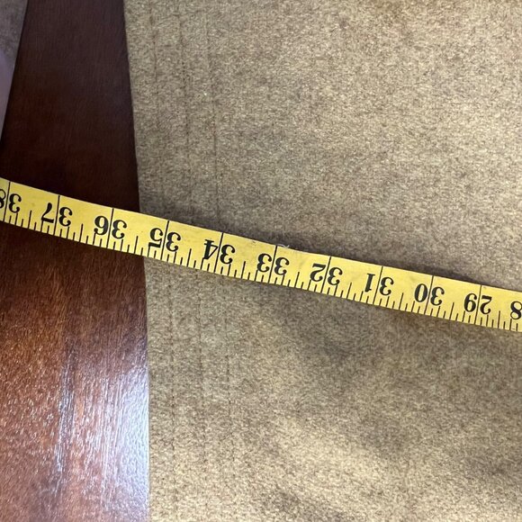 Rare Zero King Boiled Wool Mens Heavy Overcoat USA Camel Tan Wood Button Size 44 - Picture 6 of 16